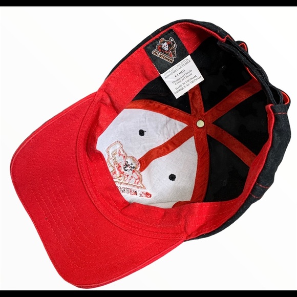 CALGARY JR Hitmen Hockey Print Logo Ball Cap Black Mens One Size - Picture 7 of 8